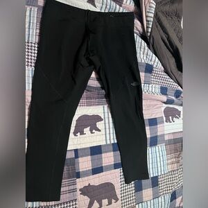 Black fleeced lined North Face Leggings